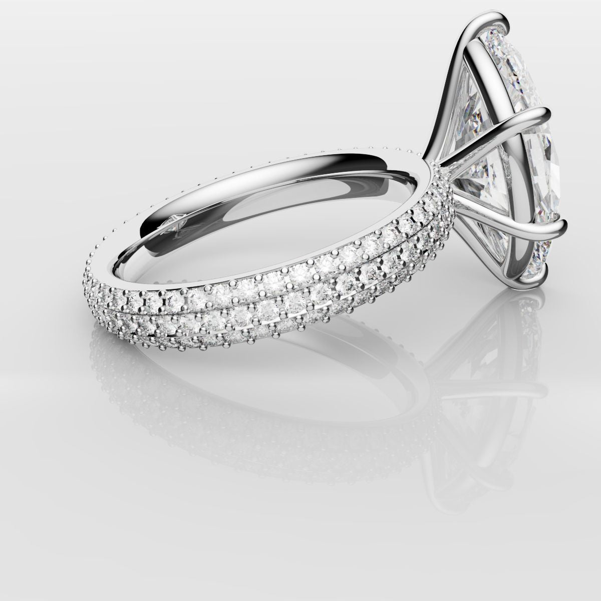 Marquise Diamond Engagement Ring