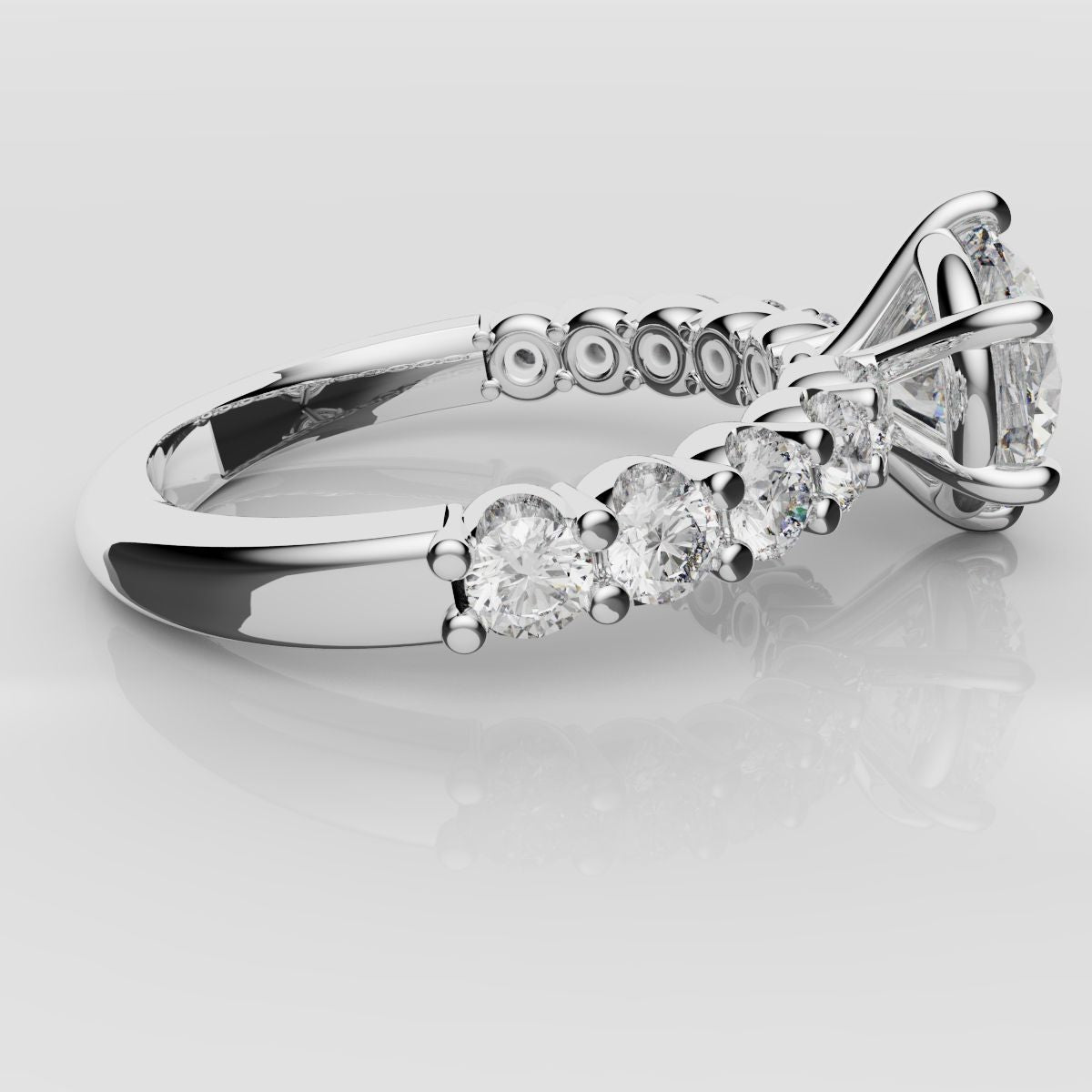 Bespoke Round Diamond Engagement Ring