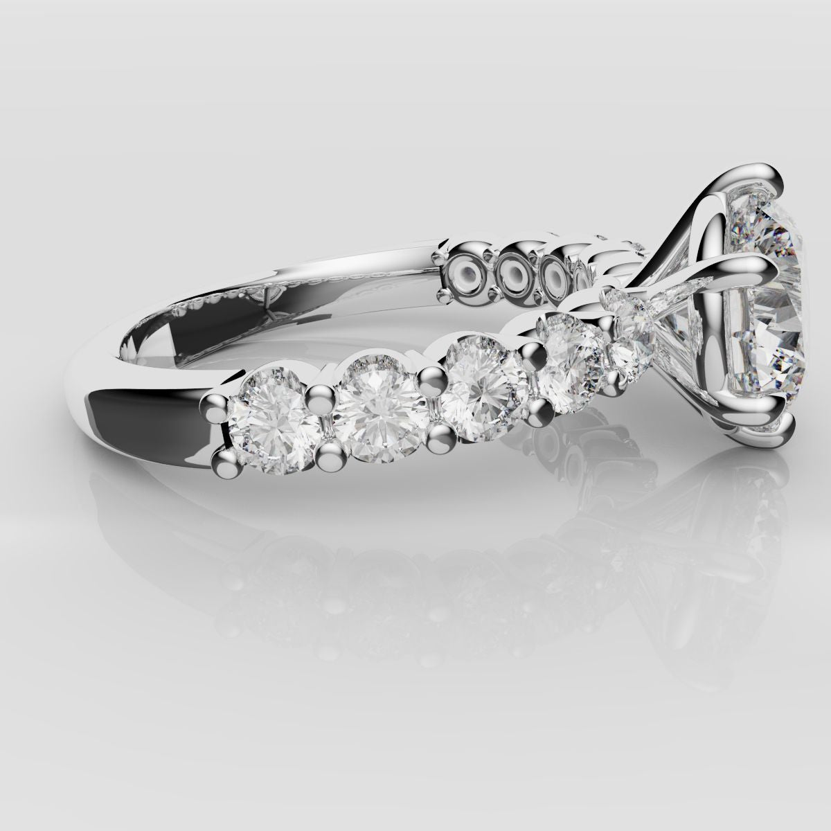 Bespoke Round Diamond Engagement Ring