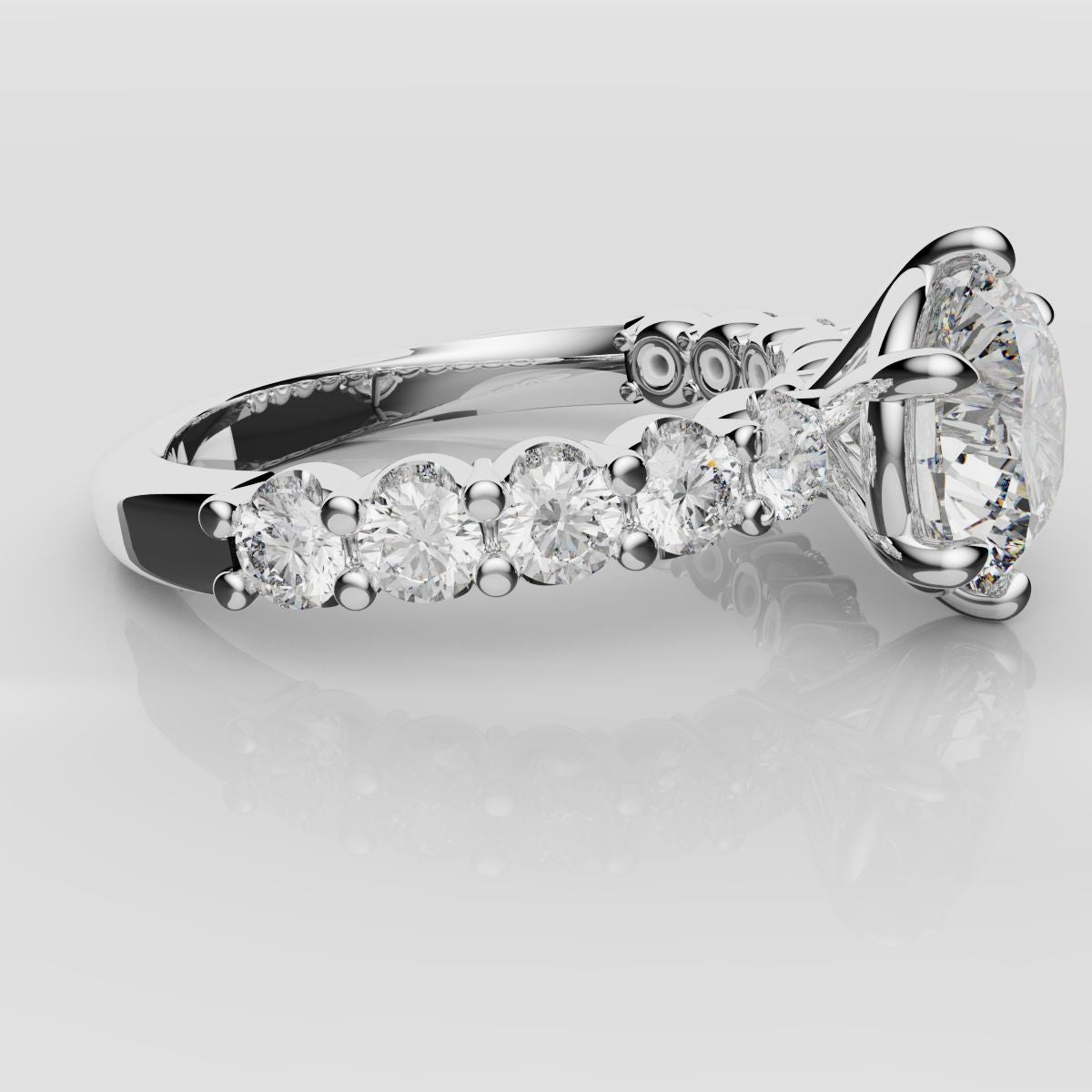 Bespoke Round Diamond Engagement Ring