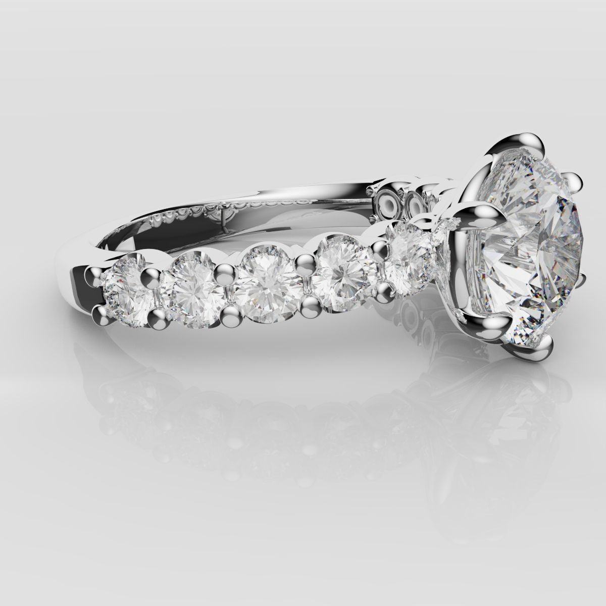 Bespoke Round Diamond Engagement Ring