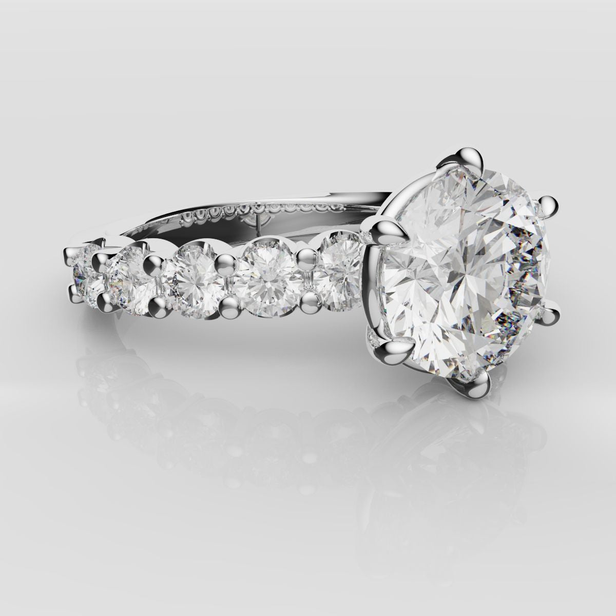 Bespoke Round Diamond Engagement Ring