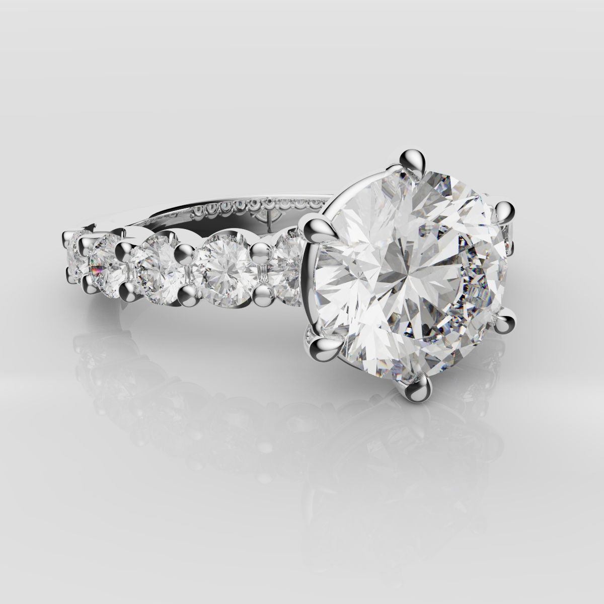 Bespoke Round Diamond Engagement Ring