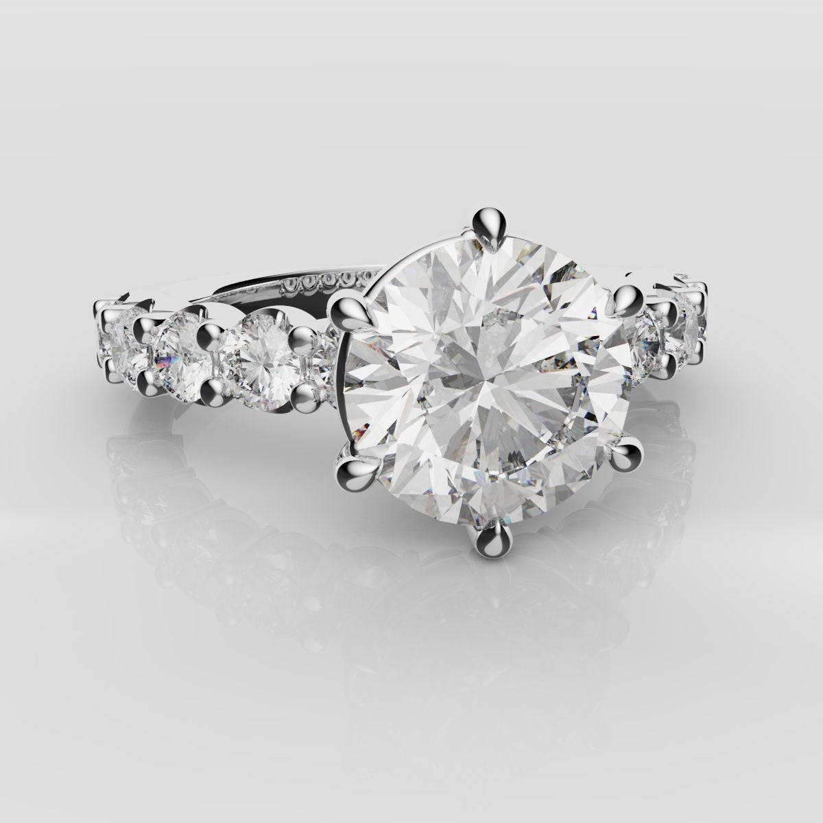 Bespoke Round Diamond Engagement Ring