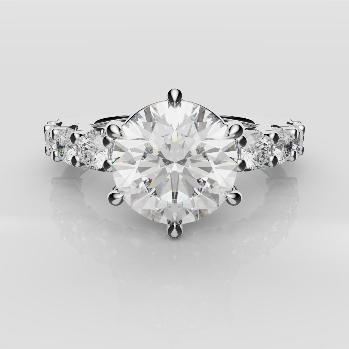 Bespoke Round Diamond Engagement Ring