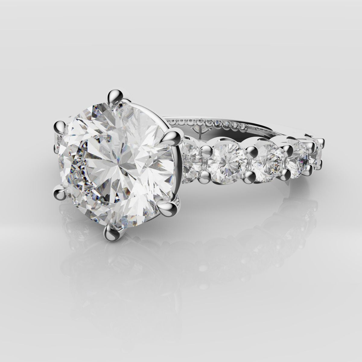Bespoke Round Diamond Engagement Ring