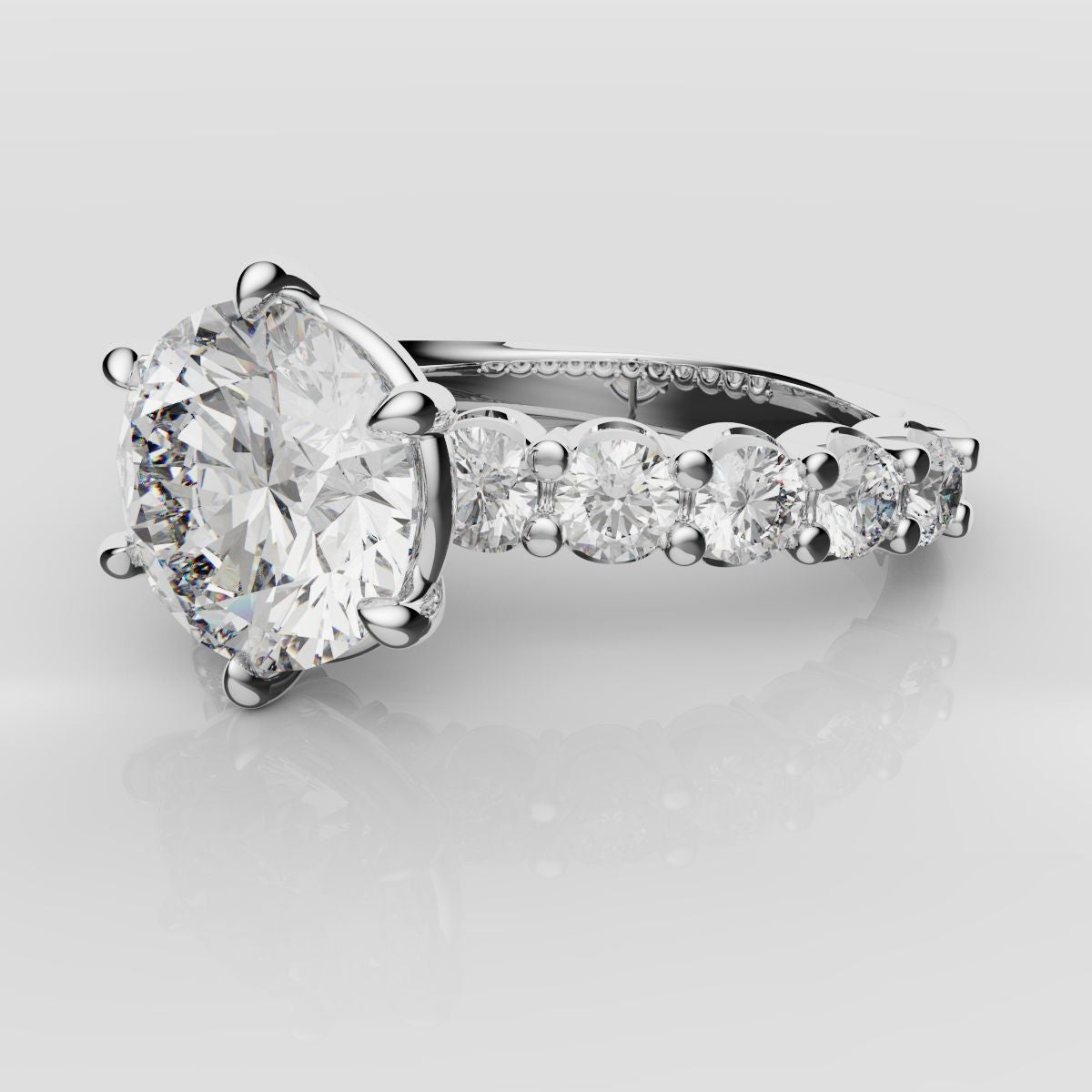 Bespoke Round Diamond Engagement Ring