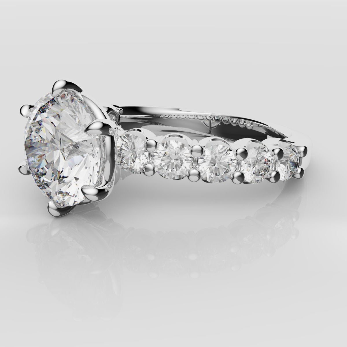 Bespoke Round Diamond Engagement Ring