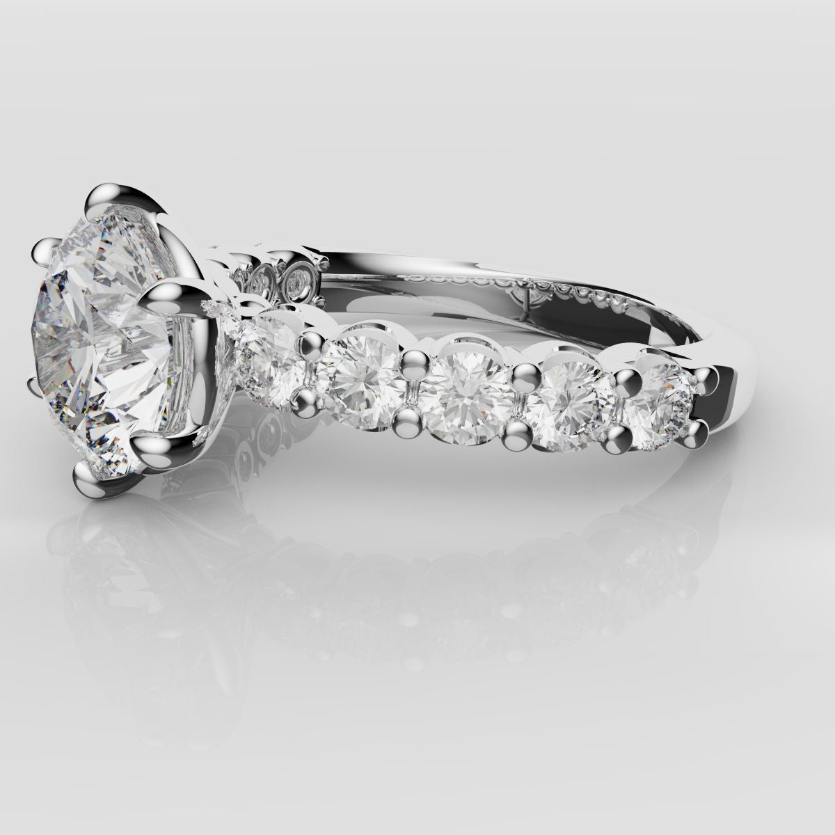 Bespoke Round Diamond Engagement Ring