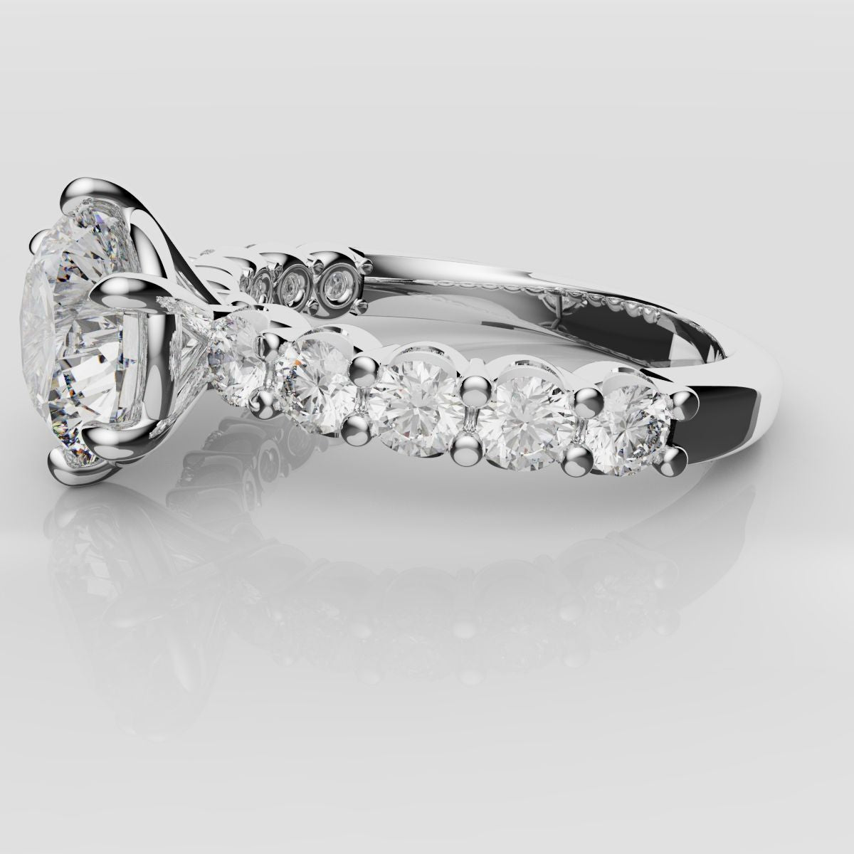 Bespoke Round Diamond Engagement Ring