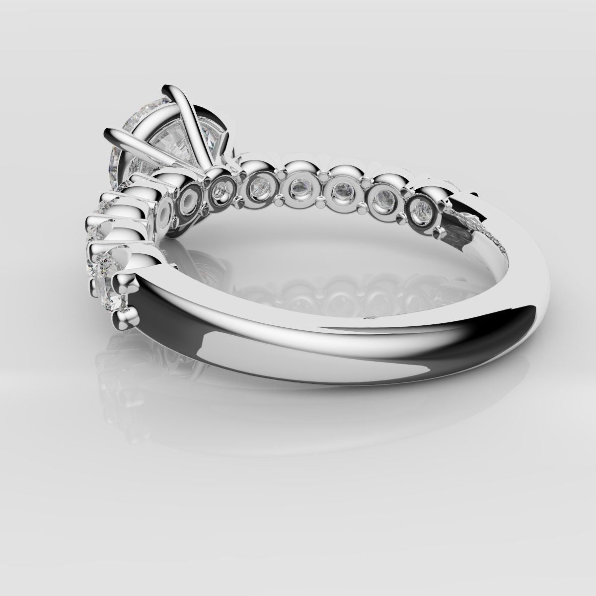 Bespoke Round Diamond Engagement Ring