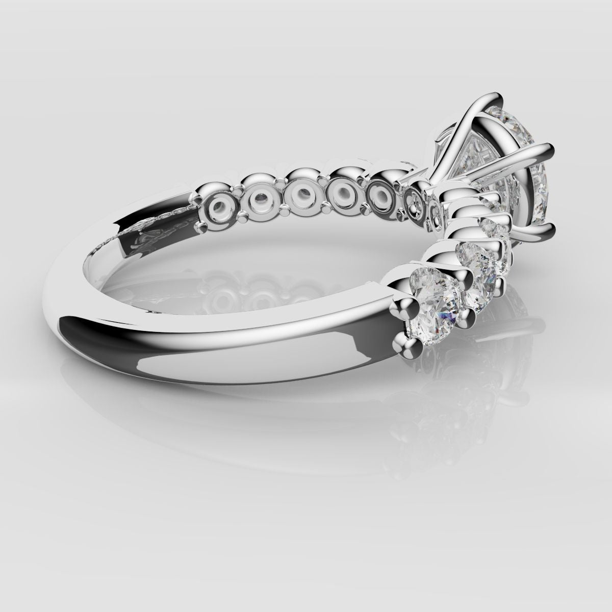 Bespoke Round Diamond Engagement Ring