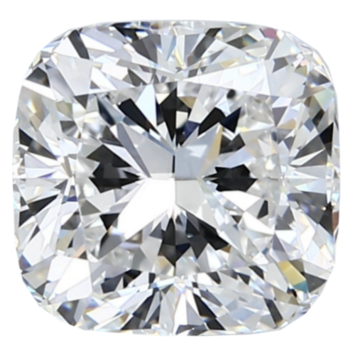 0.51 Carat F-Color VVS2-Clarity Cushion Diamond