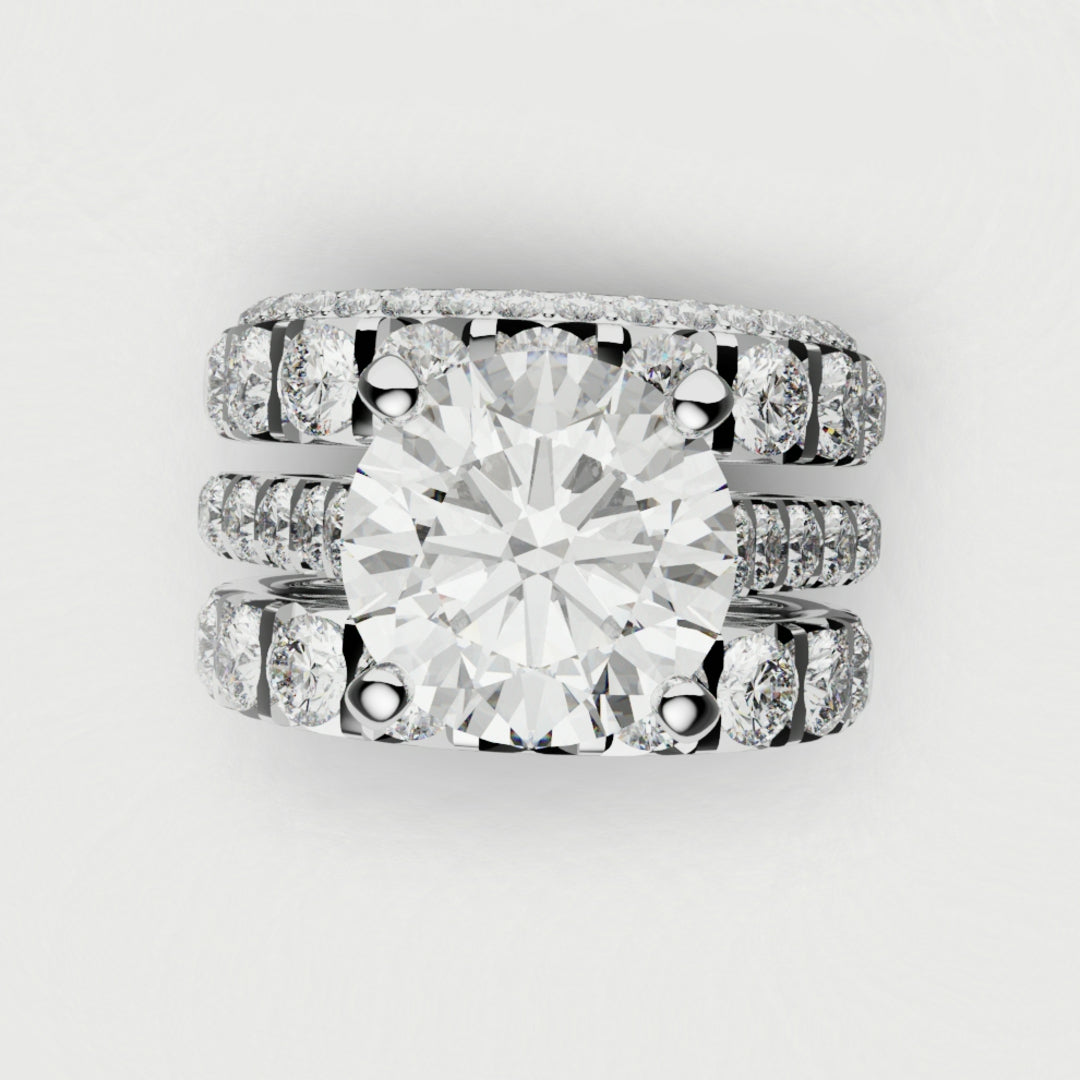 Kevin & Sally - Eternity Ring with Side profile diamonds