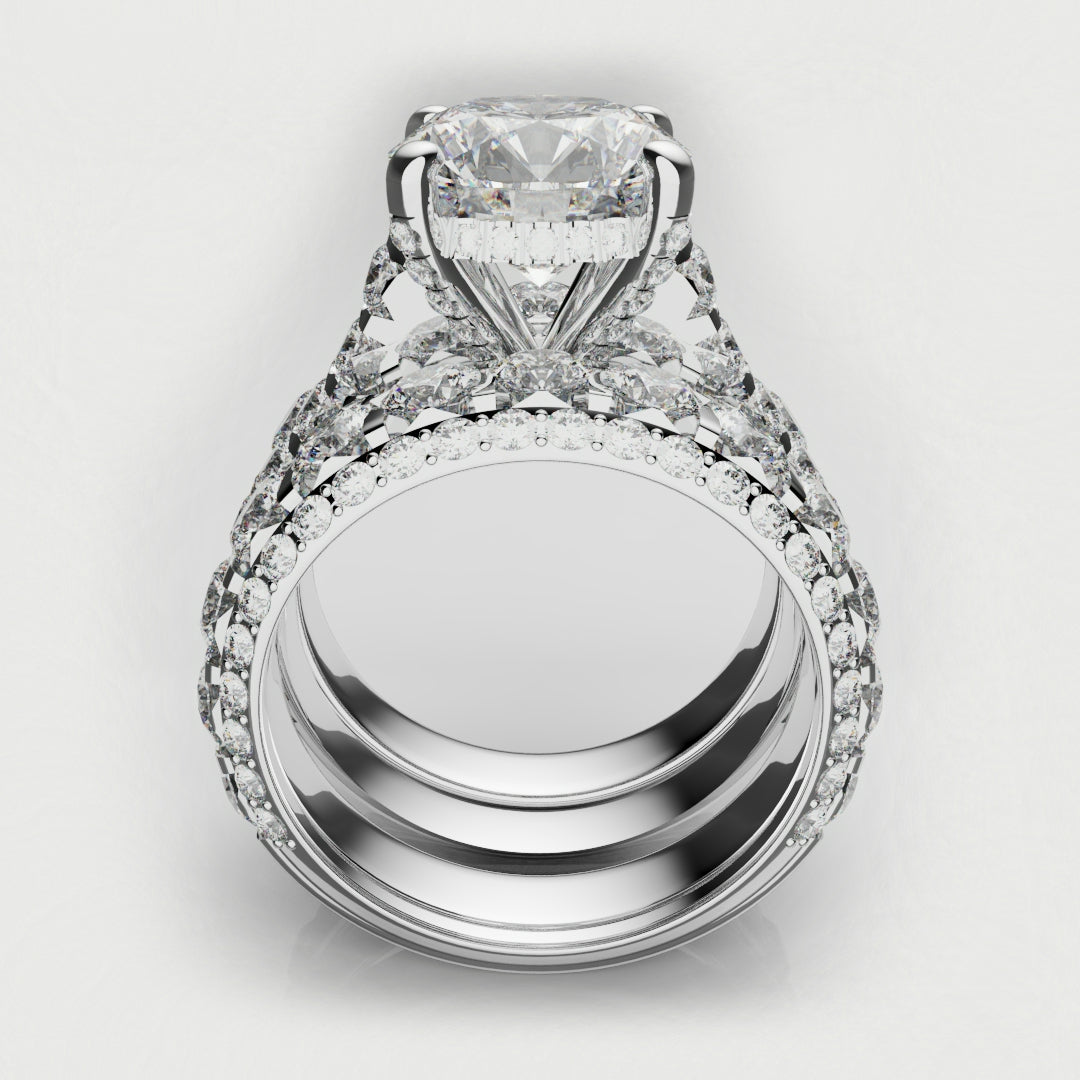 Kevin & Sally - Eternity Ring with Side profile diamonds