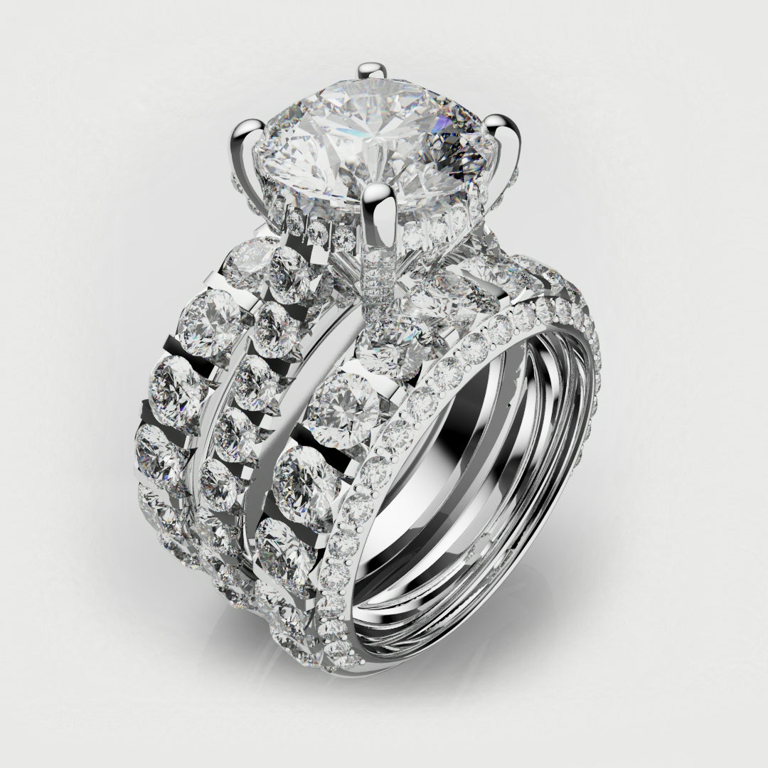 Kevin & Sally - Eternity Ring with Side profile diamonds