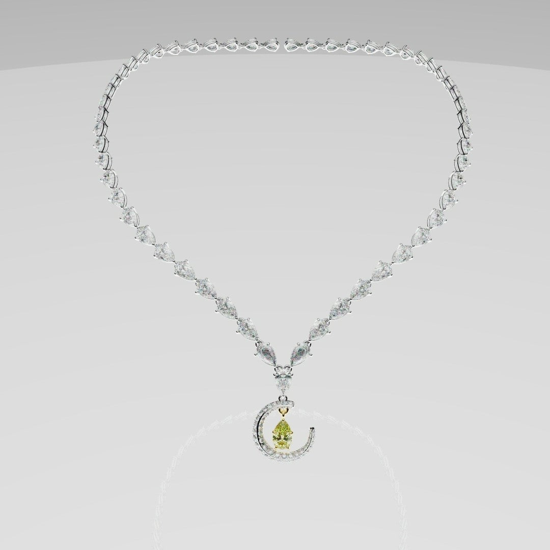 High Jewellery Moon Necklace