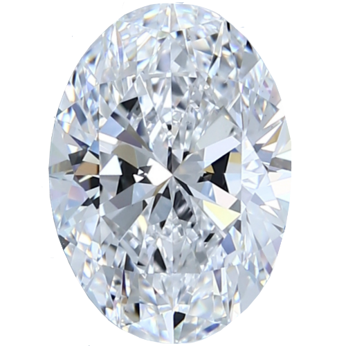 1.71 Carat F-Color VS1-Clarity Oval Diamond