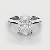1.2ct oval hidden halo engagement ring
