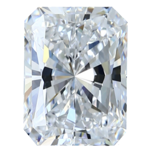 1.24 Carat E-Color VS2-Clarity Radiant Diamond