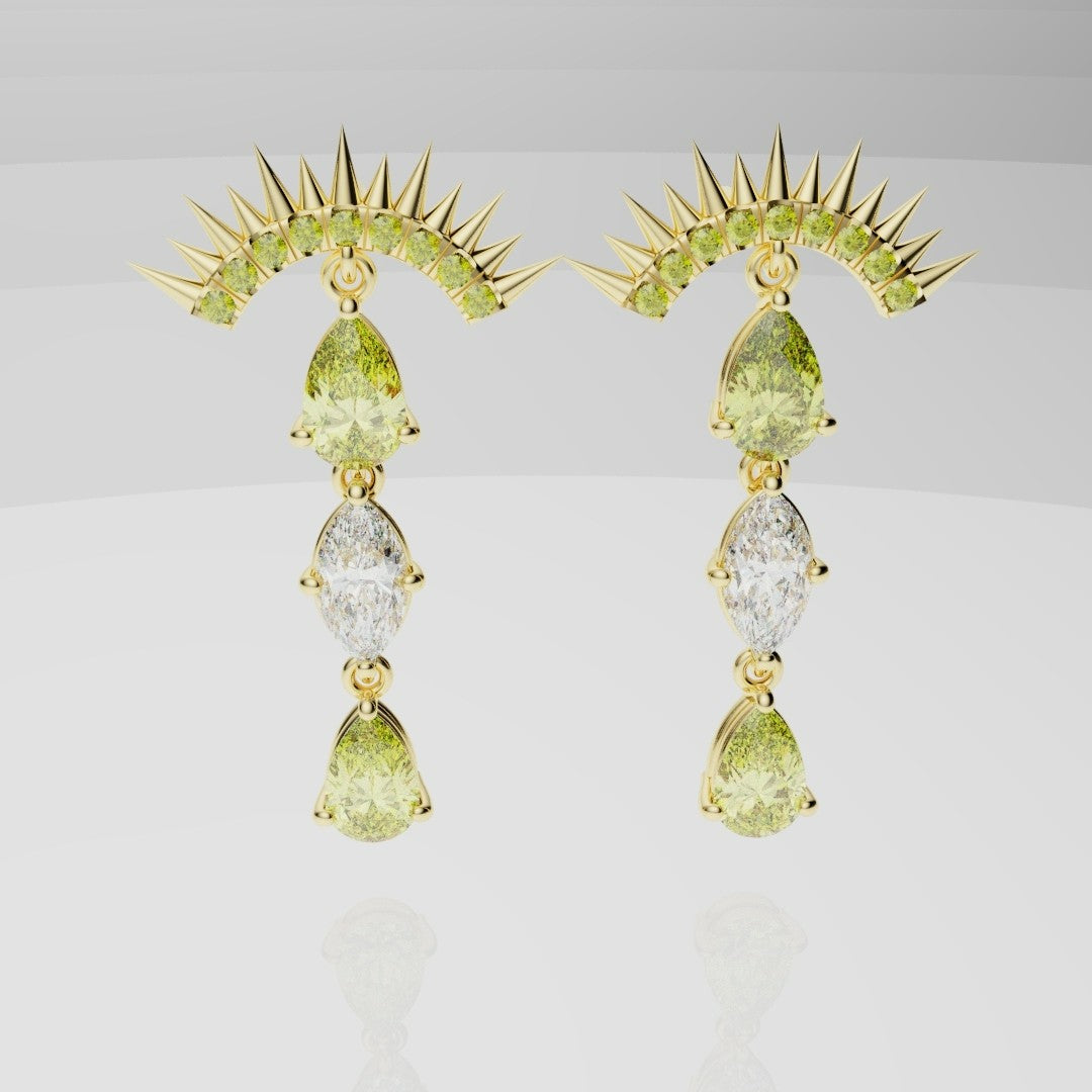 High Jewellery Sun Earrings