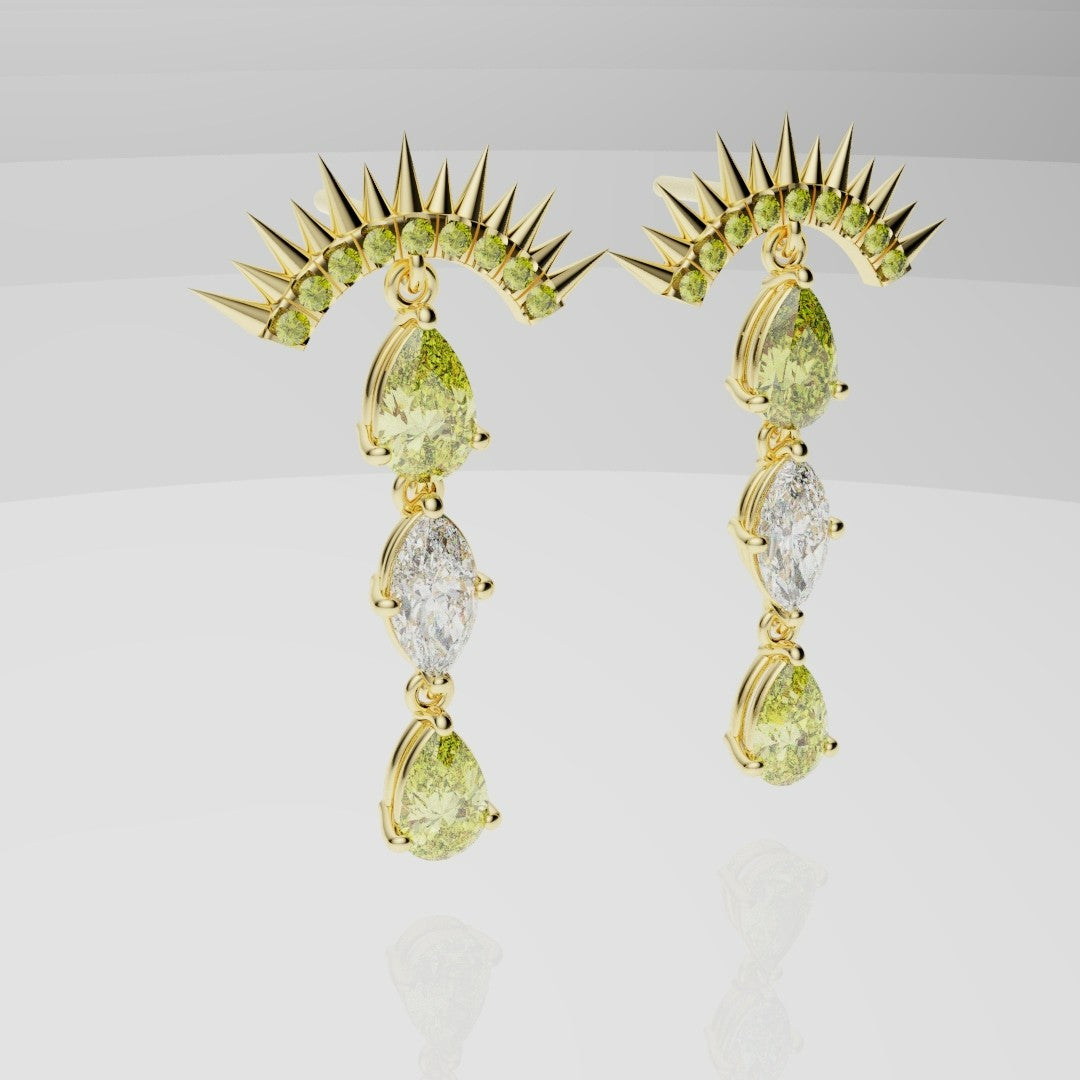 High Jewellery Sun Earrings