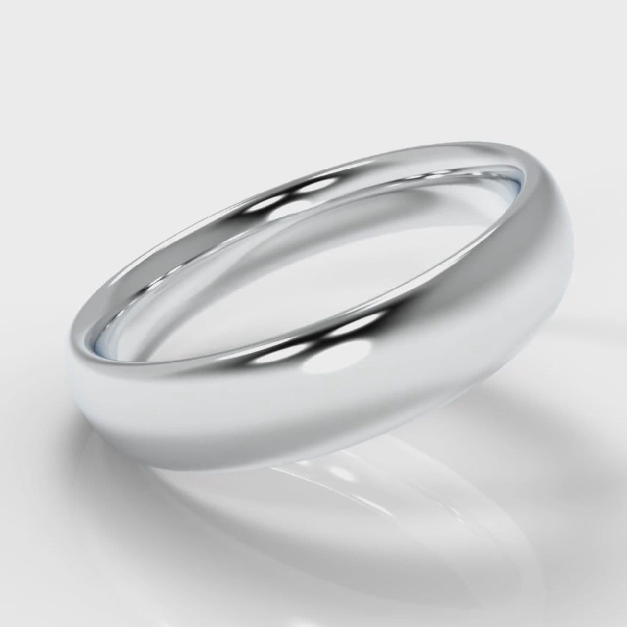 5mm Court Shaped Comfort Fit Wedding Ring