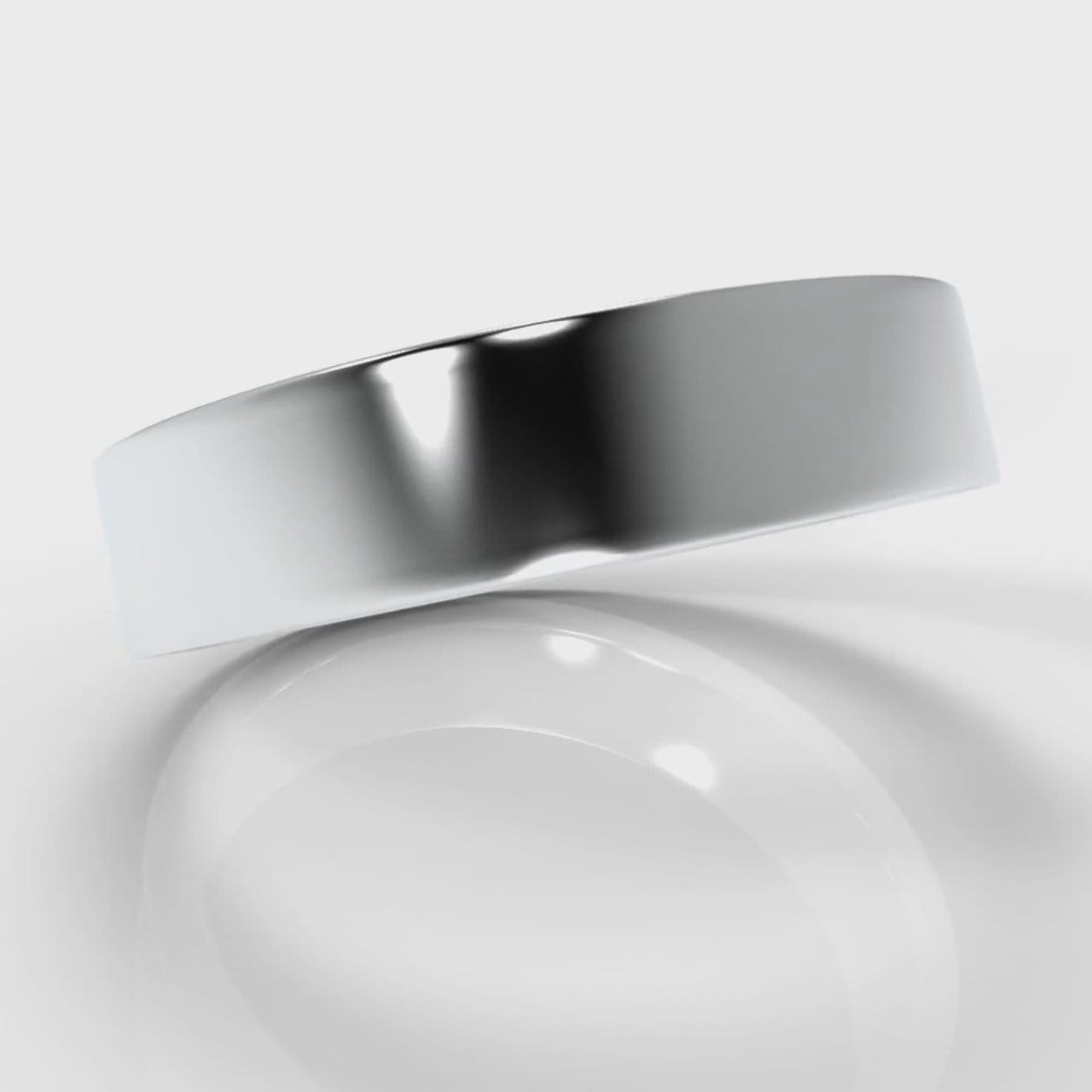 5mm Flat Top Comfort Fit Wedding Ring