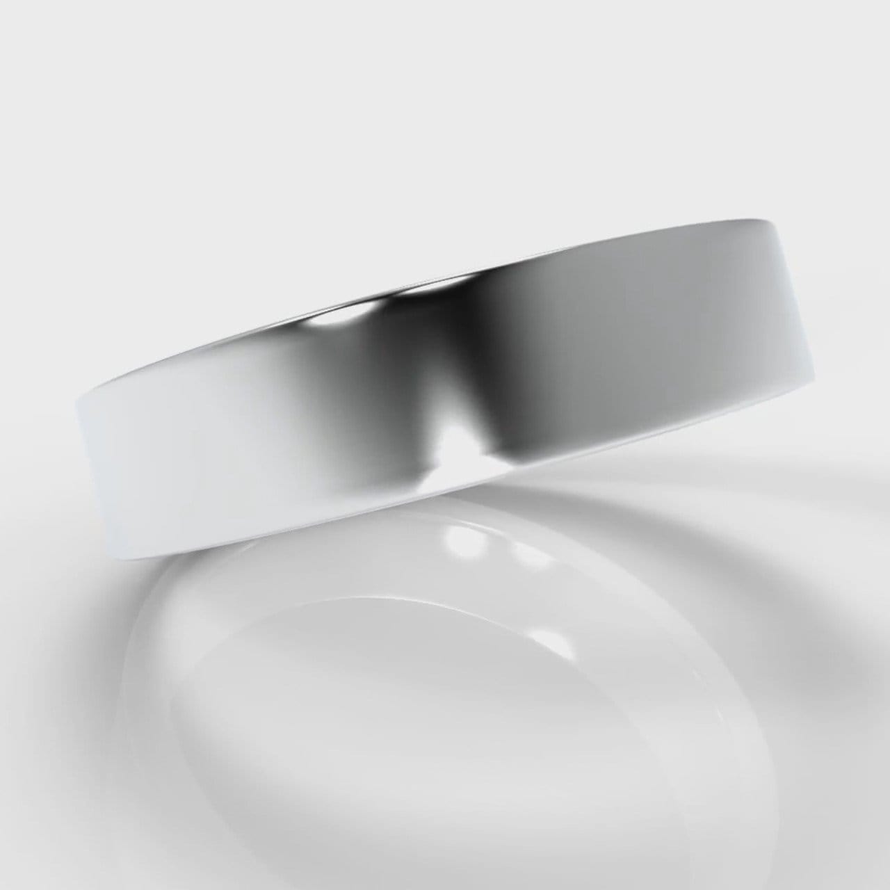 5mm Flat Top Comfort Fit Wedding Ring