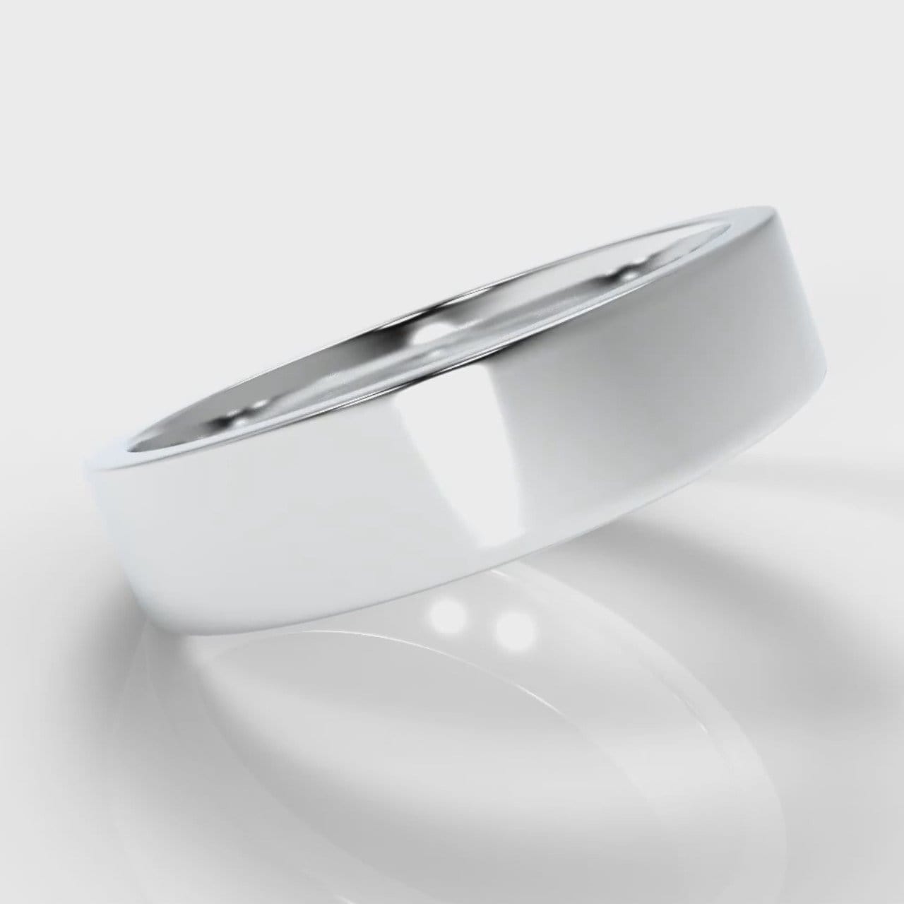 5mm Flat Top Comfort Fit Wedding Ring