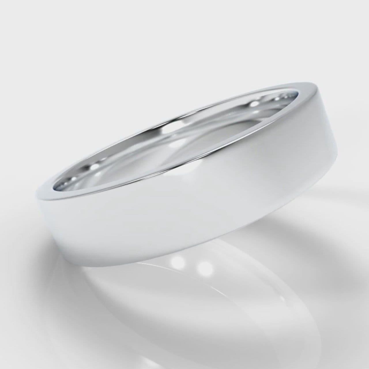 5mm Flat Top Comfort Fit Wedding Ring