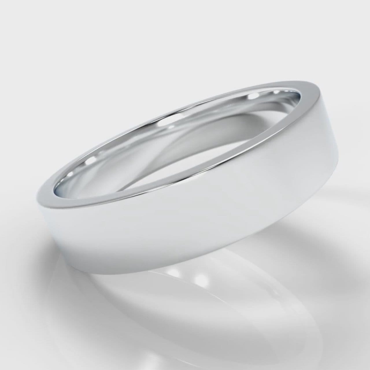 5mm Flat Top Comfort Fit Wedding Ring