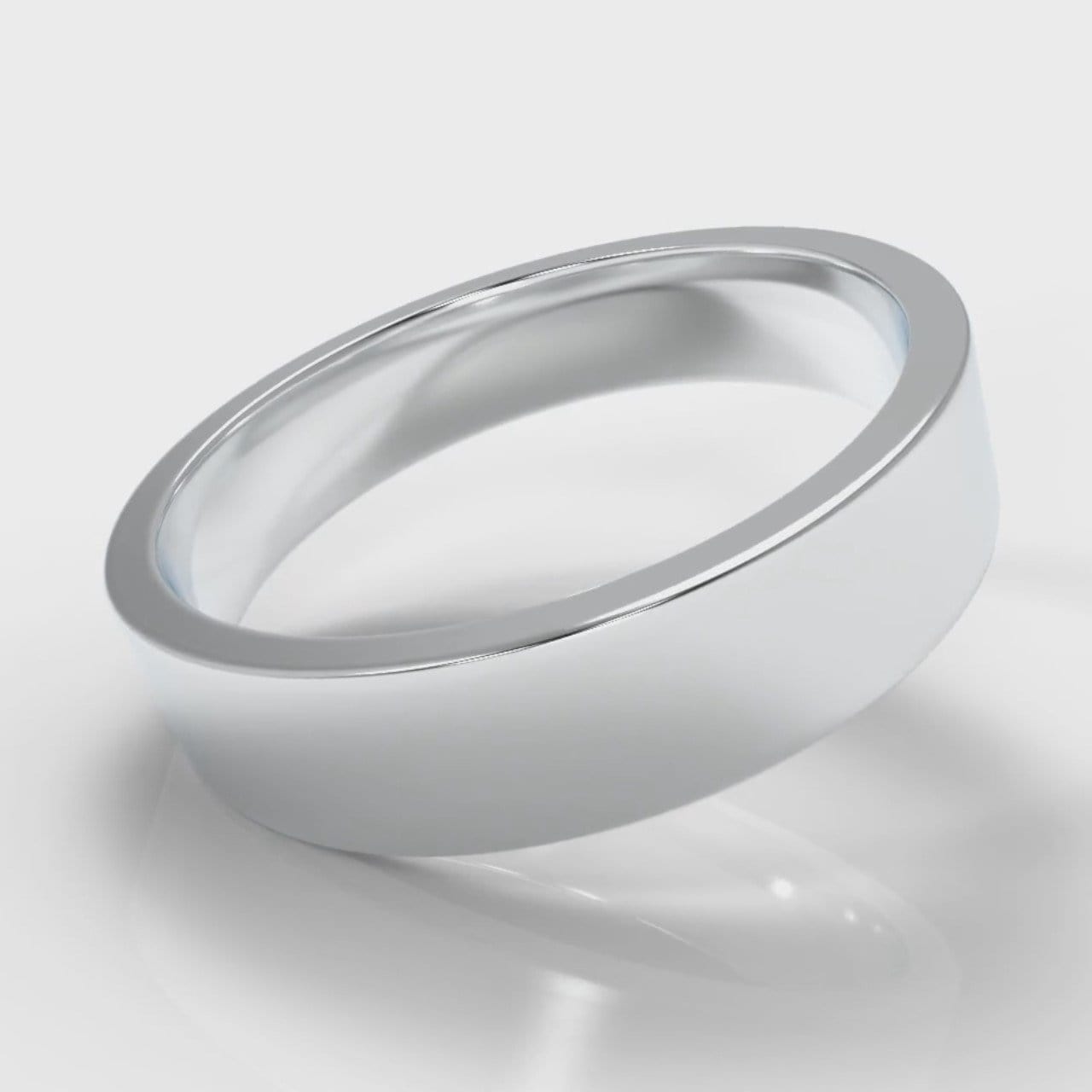 5mm Flat Top Comfort Fit Wedding Ring