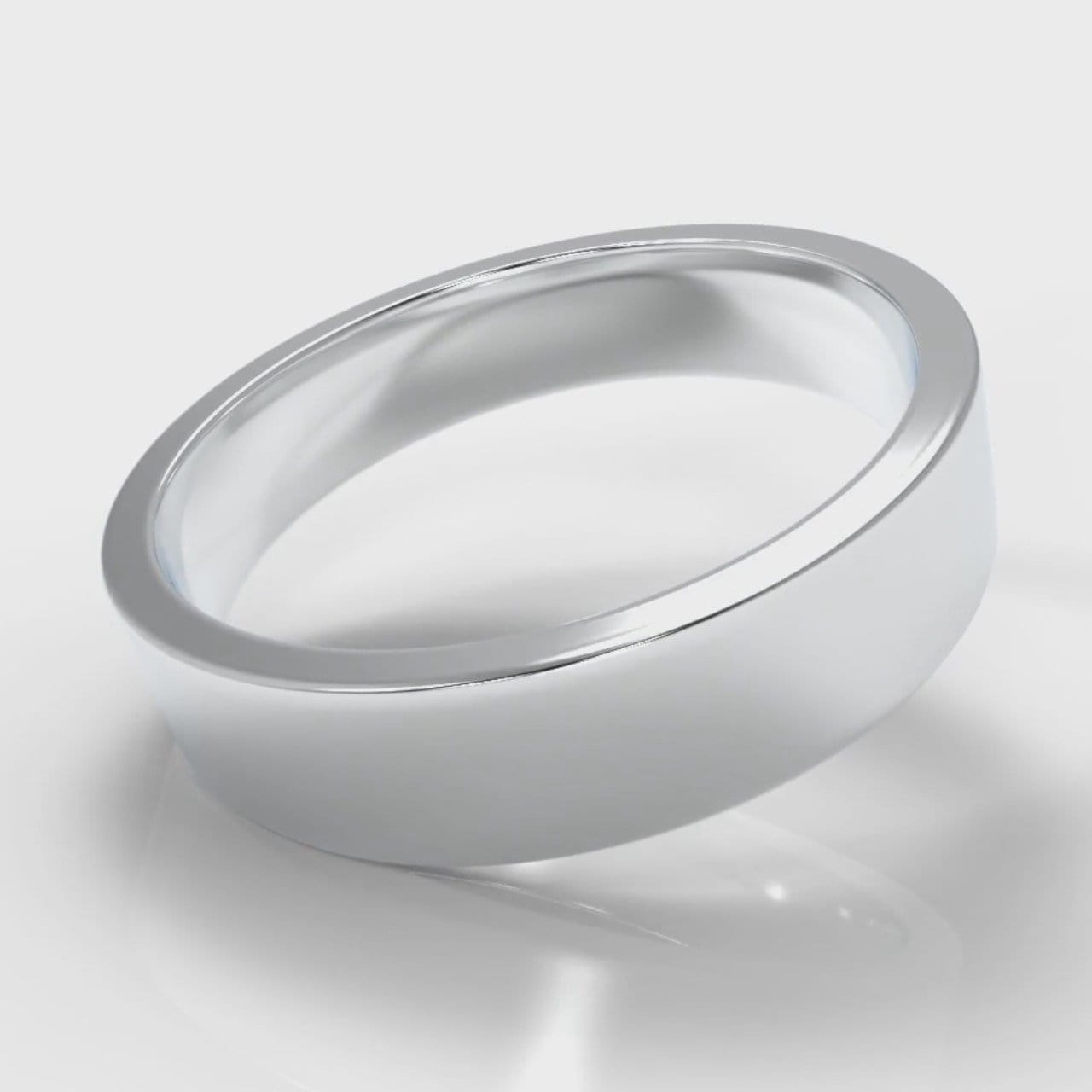 5mm Flat Top Comfort Fit Wedding Ring