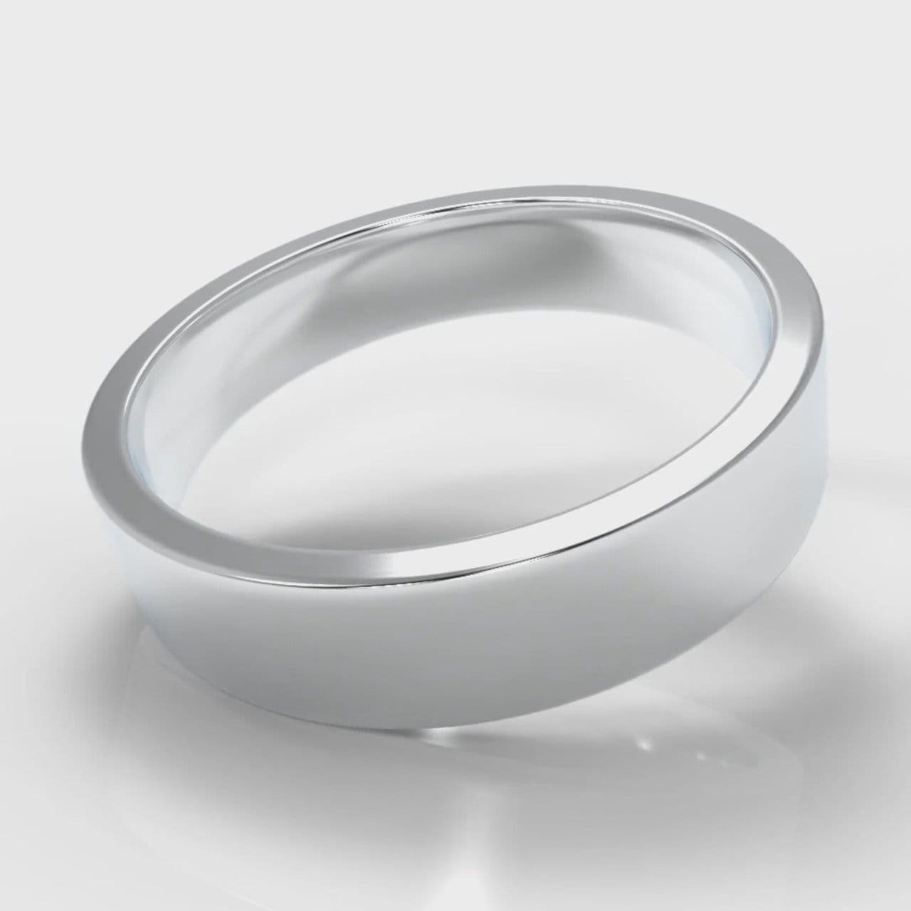 5mm Flat Top Comfort Fit Wedding Ring