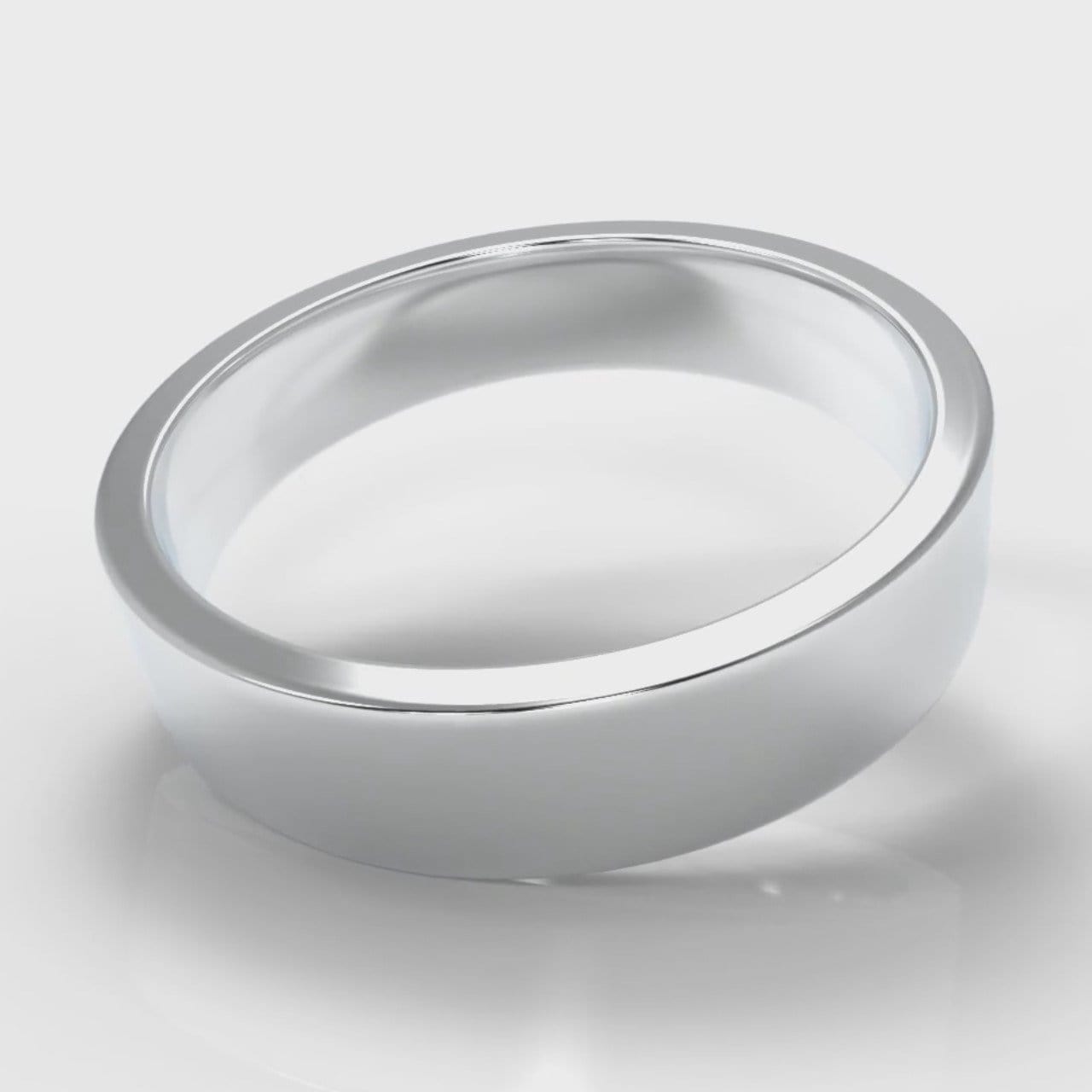 5mm Flat Top Comfort Fit Wedding Ring