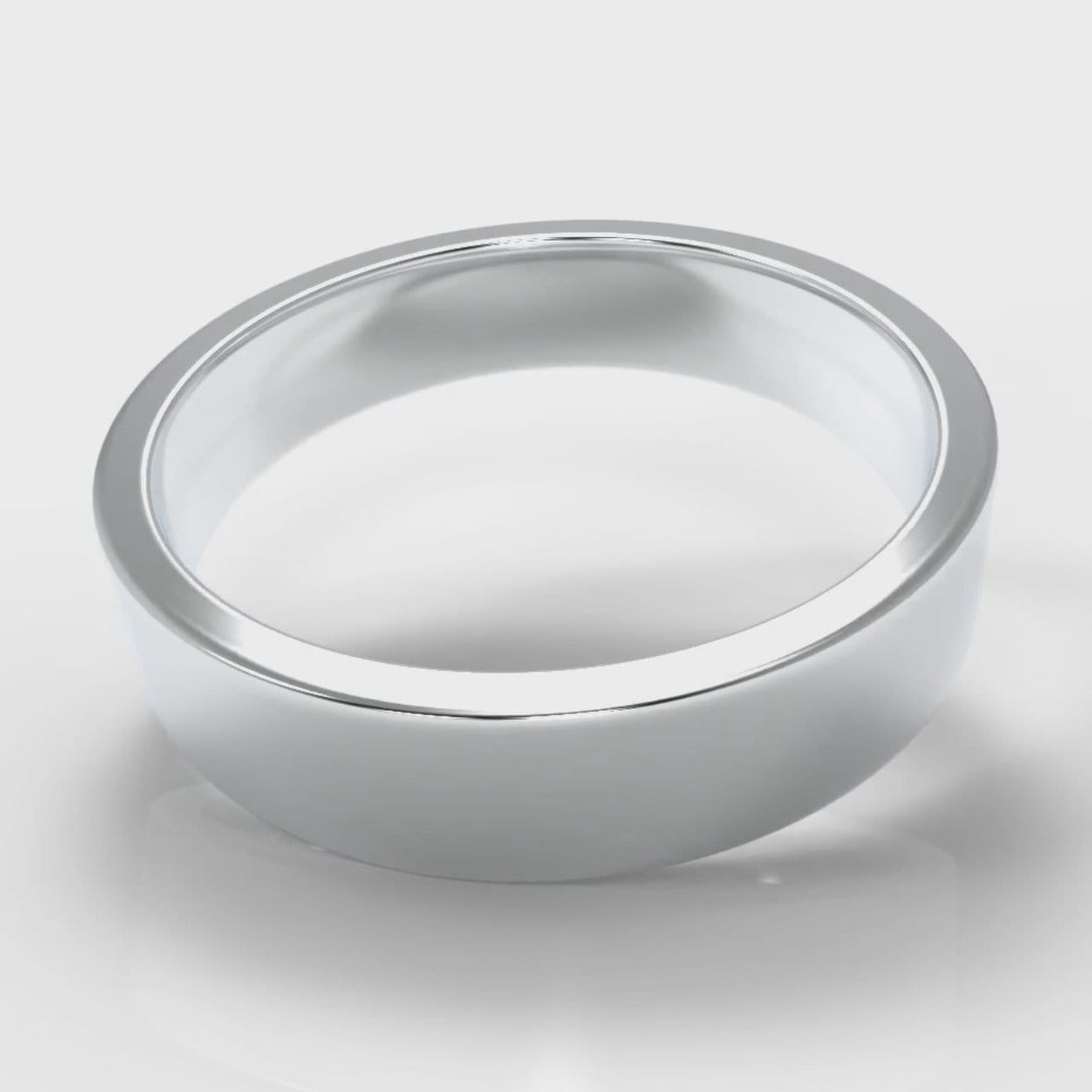 5mm Flat Top Comfort Fit Wedding Ring