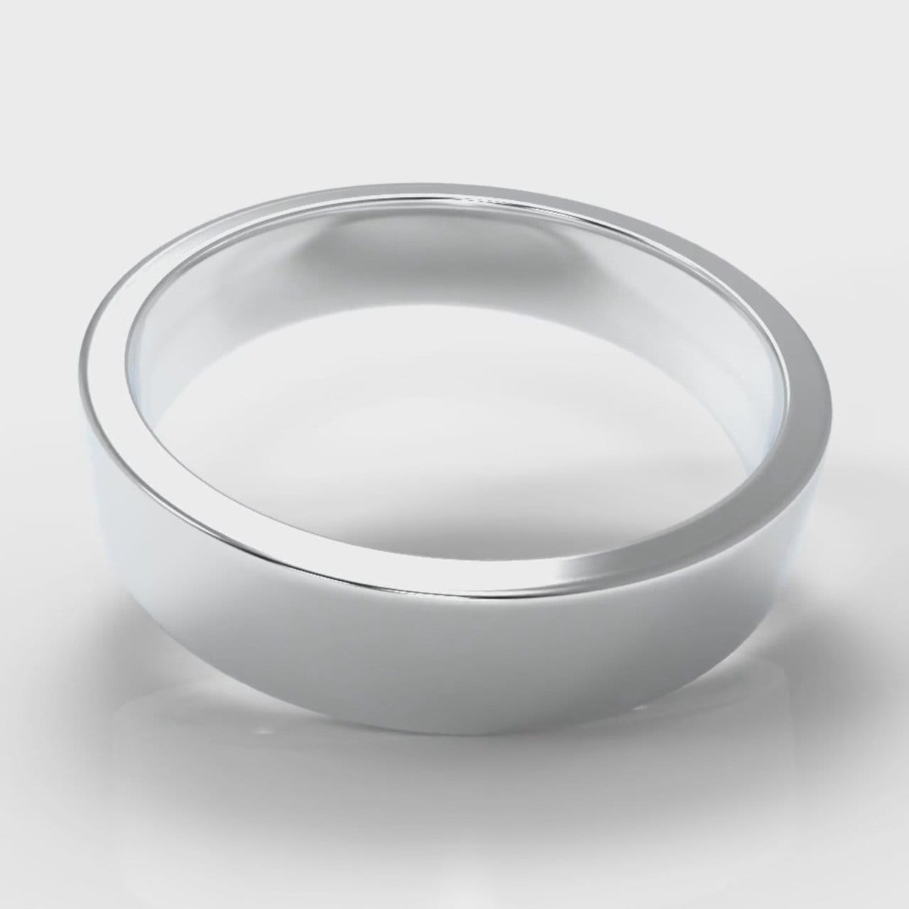 5mm Flat Top Comfort Fit Wedding Ring