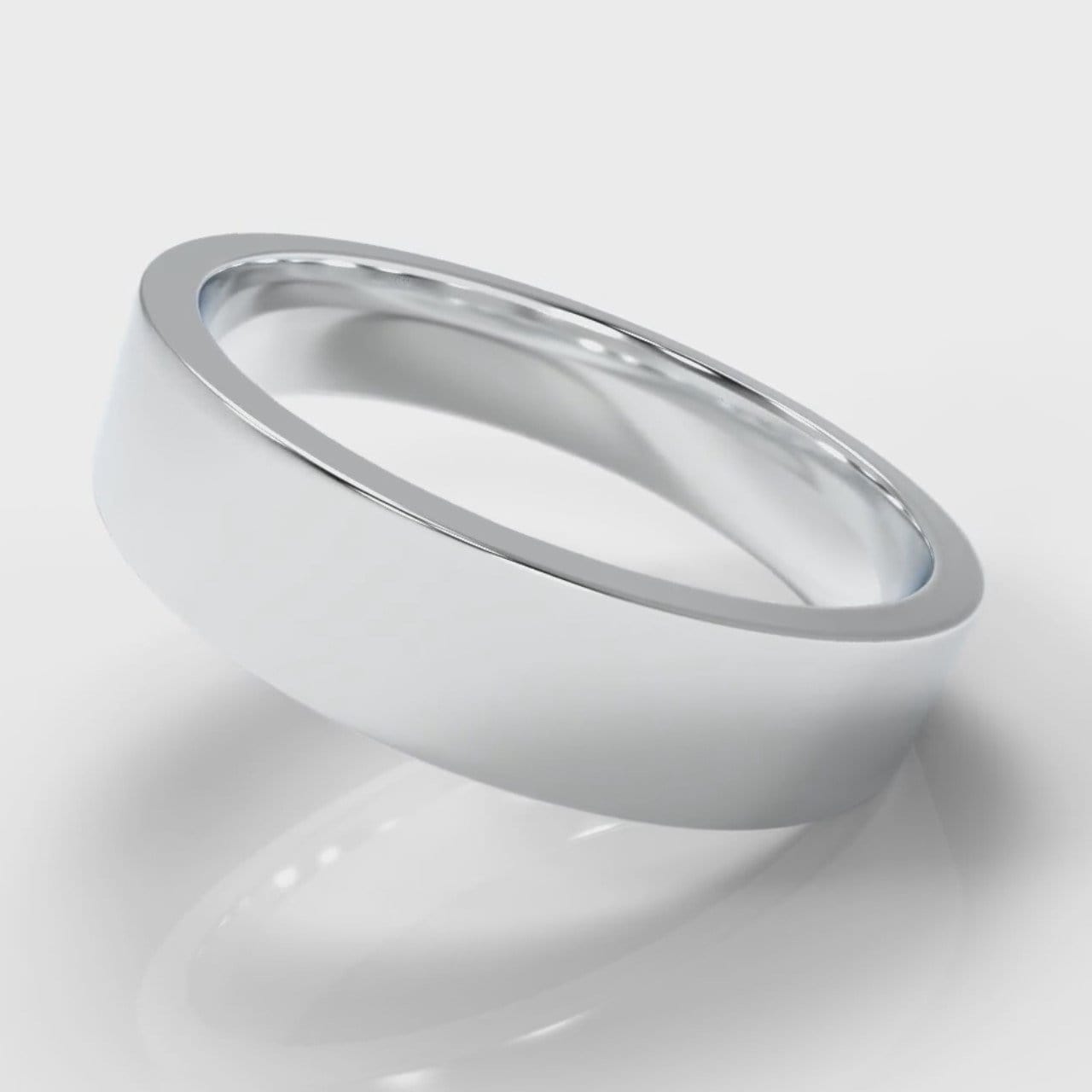 5mm Flat Top Comfort Fit Wedding Ring