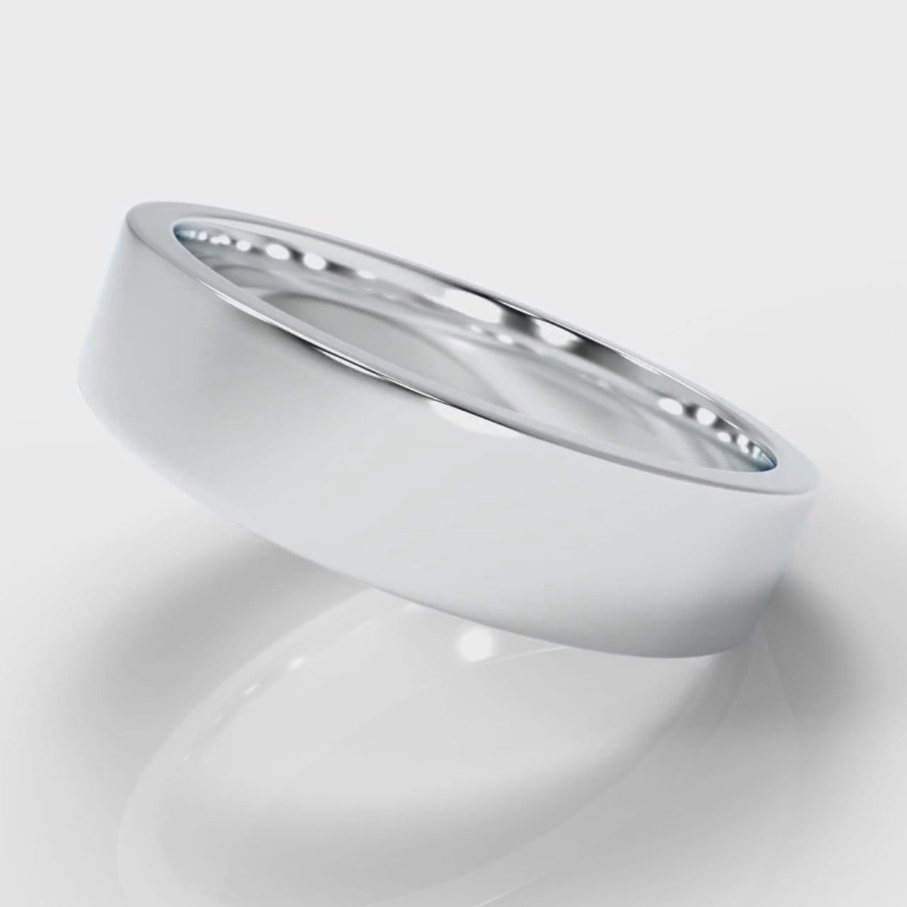 5mm Flat Top Comfort Fit Wedding Ring