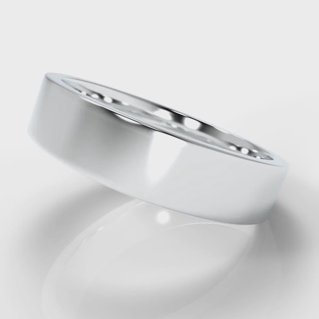 5mm Flat Top Comfort Fit Wedding Ring