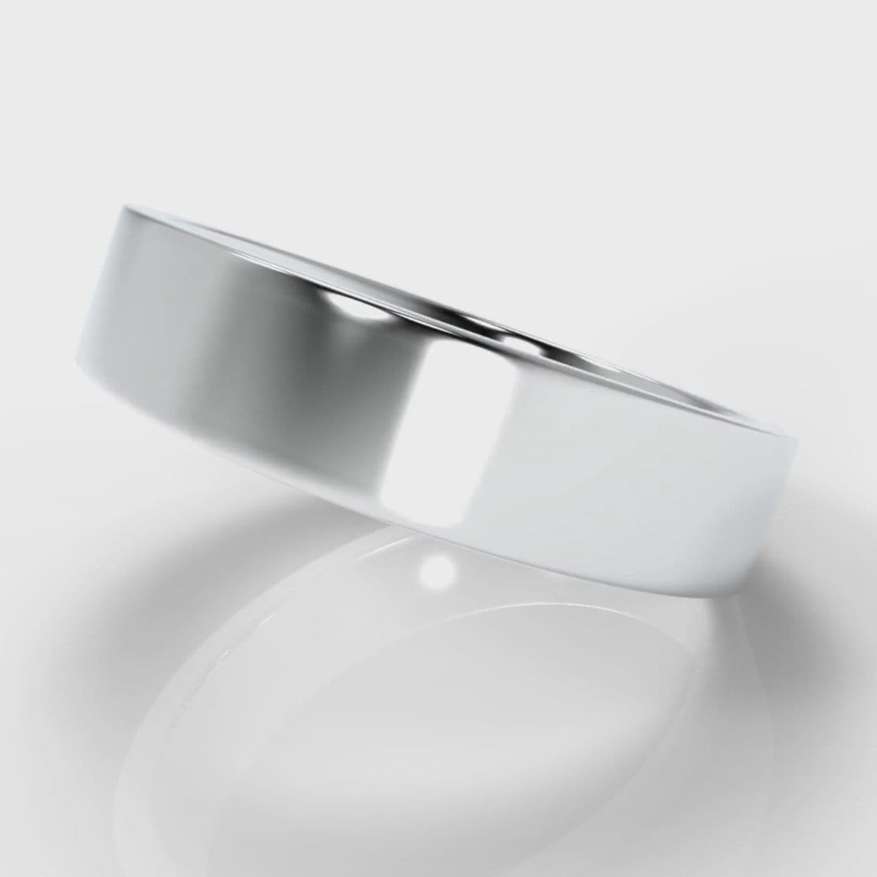 5mm Flat Top Comfort Fit Wedding Ring