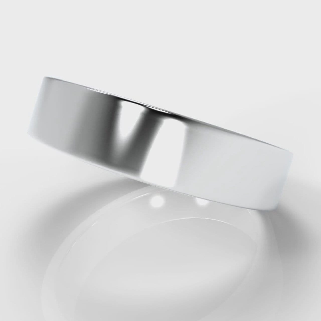 5mm Flat Top Comfort Fit Wedding Ring