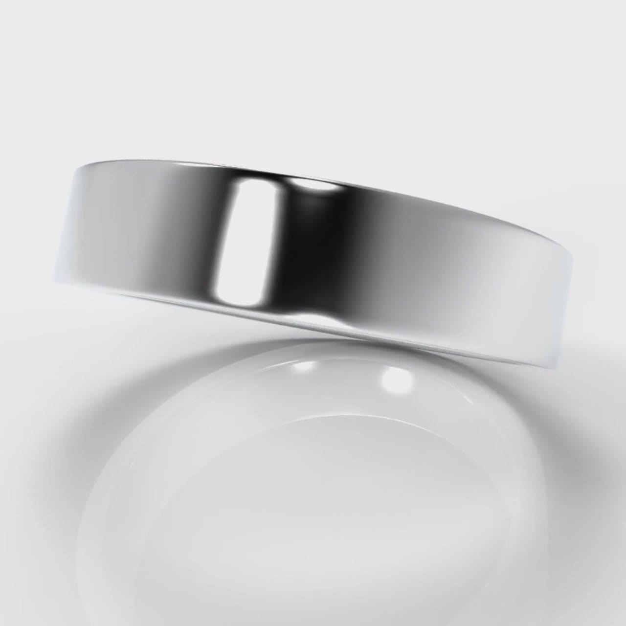 5mm Flat Top Comfort Fit Wedding Ring