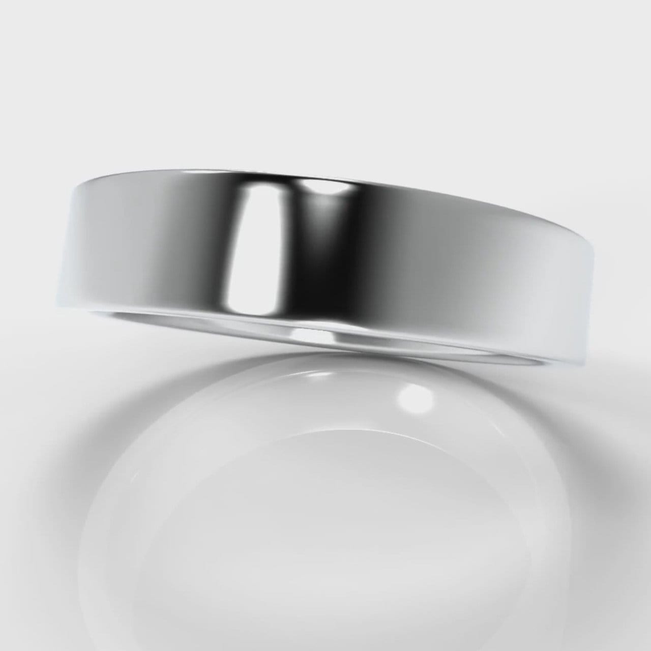 5mm Flat Top Comfort Fit Wedding Ring