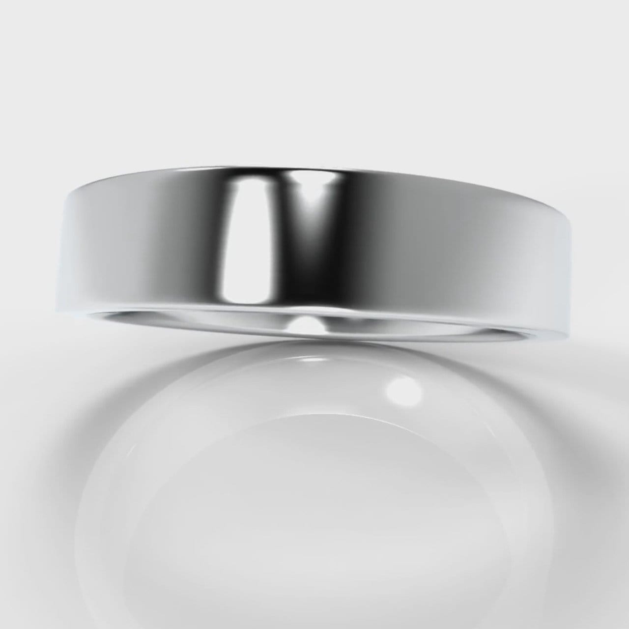 5mm Flat Top Comfort Fit Wedding Ring