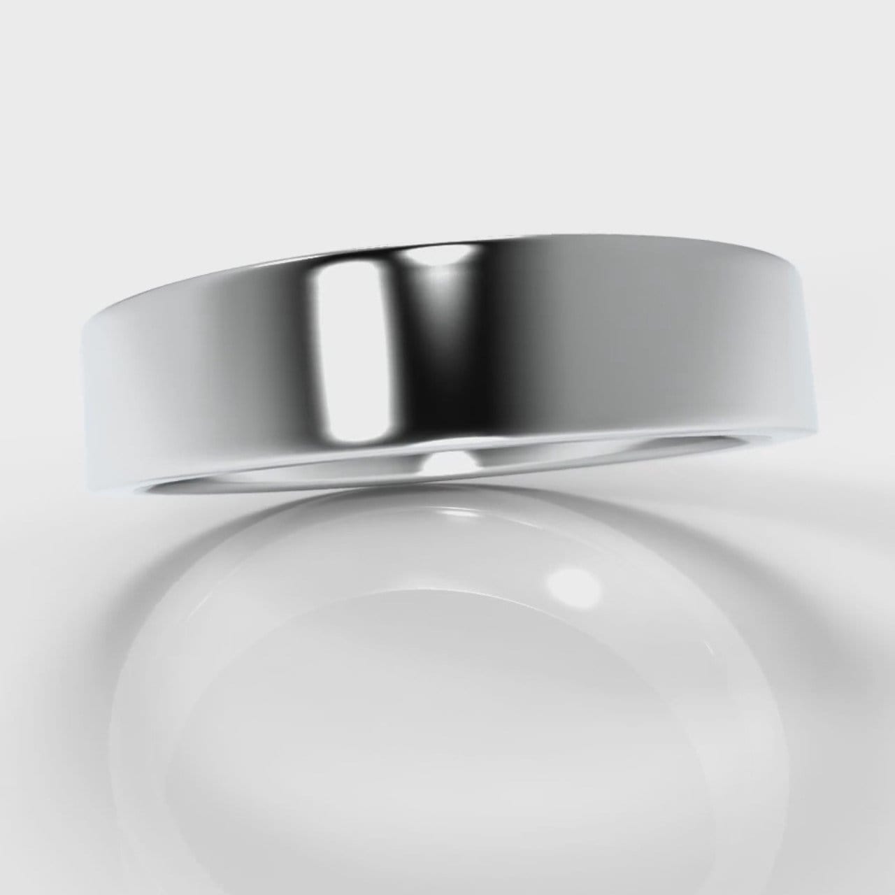 5mm Flat Top Comfort Fit Wedding Ring