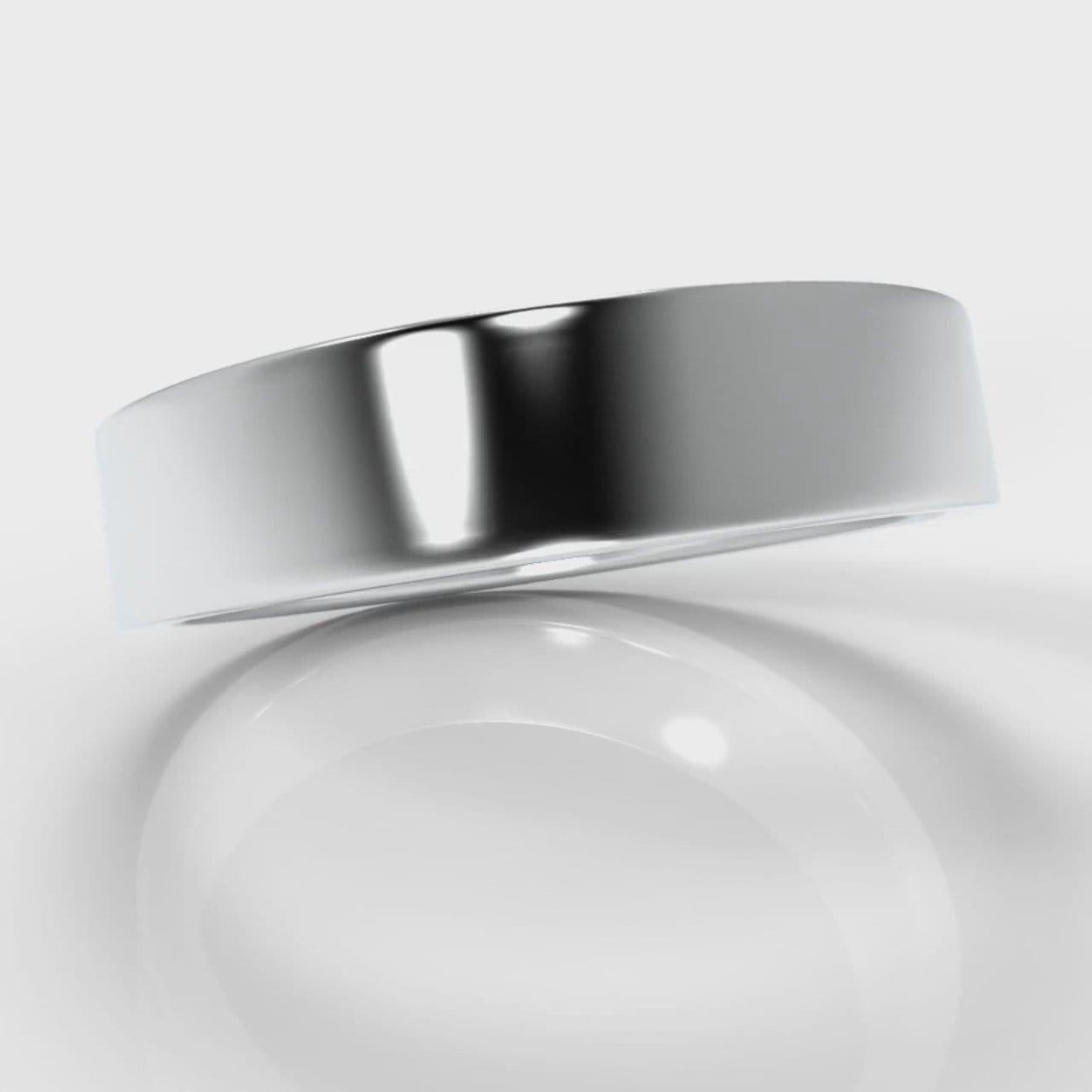 5mm Flat Top Comfort Fit Wedding Ring