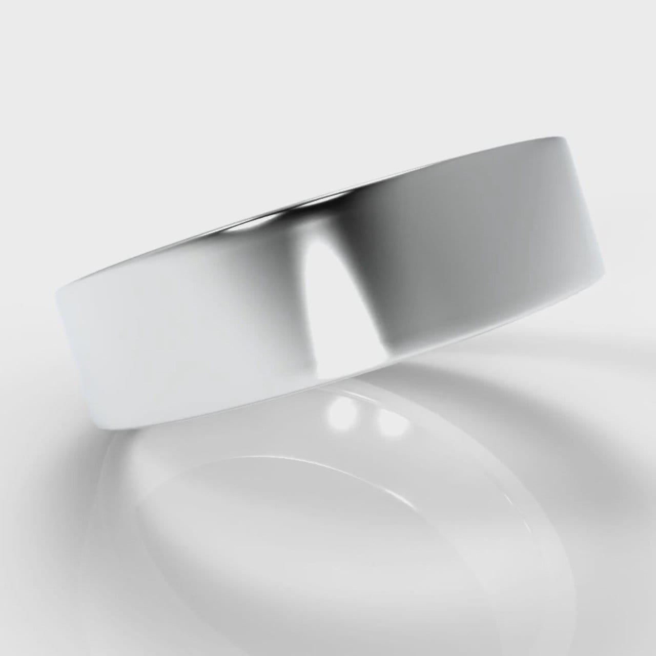 6mm Flat Top Comfort Fit Wedding Ring