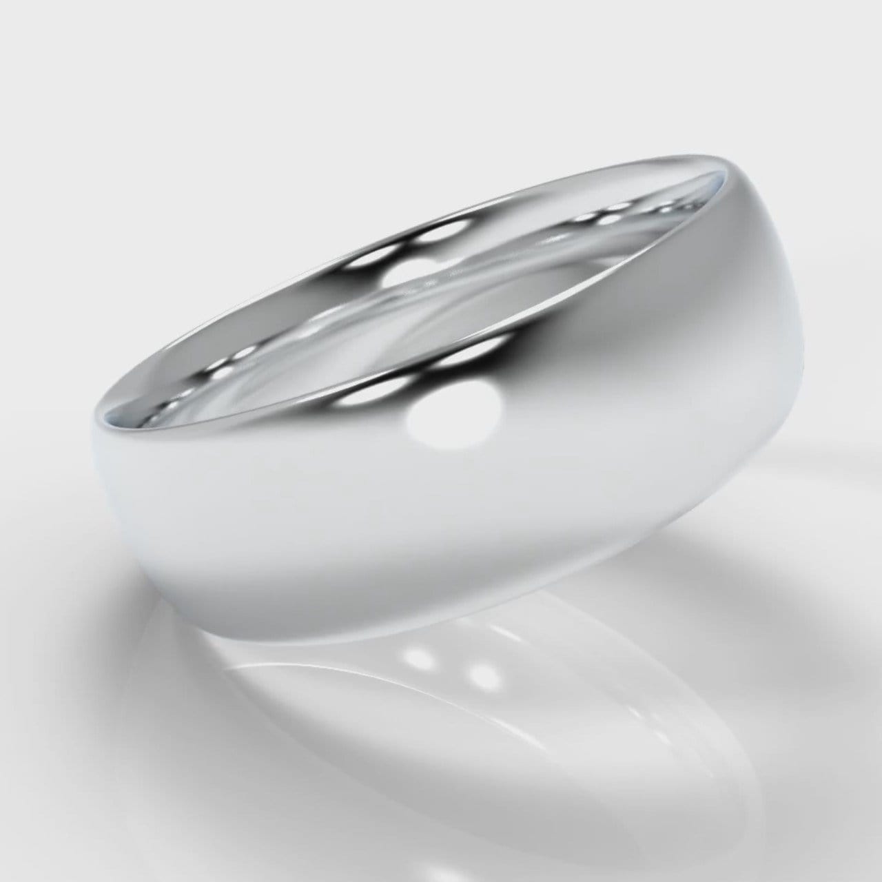 7mm Court Shaped Comfort Fit Wedding Ring